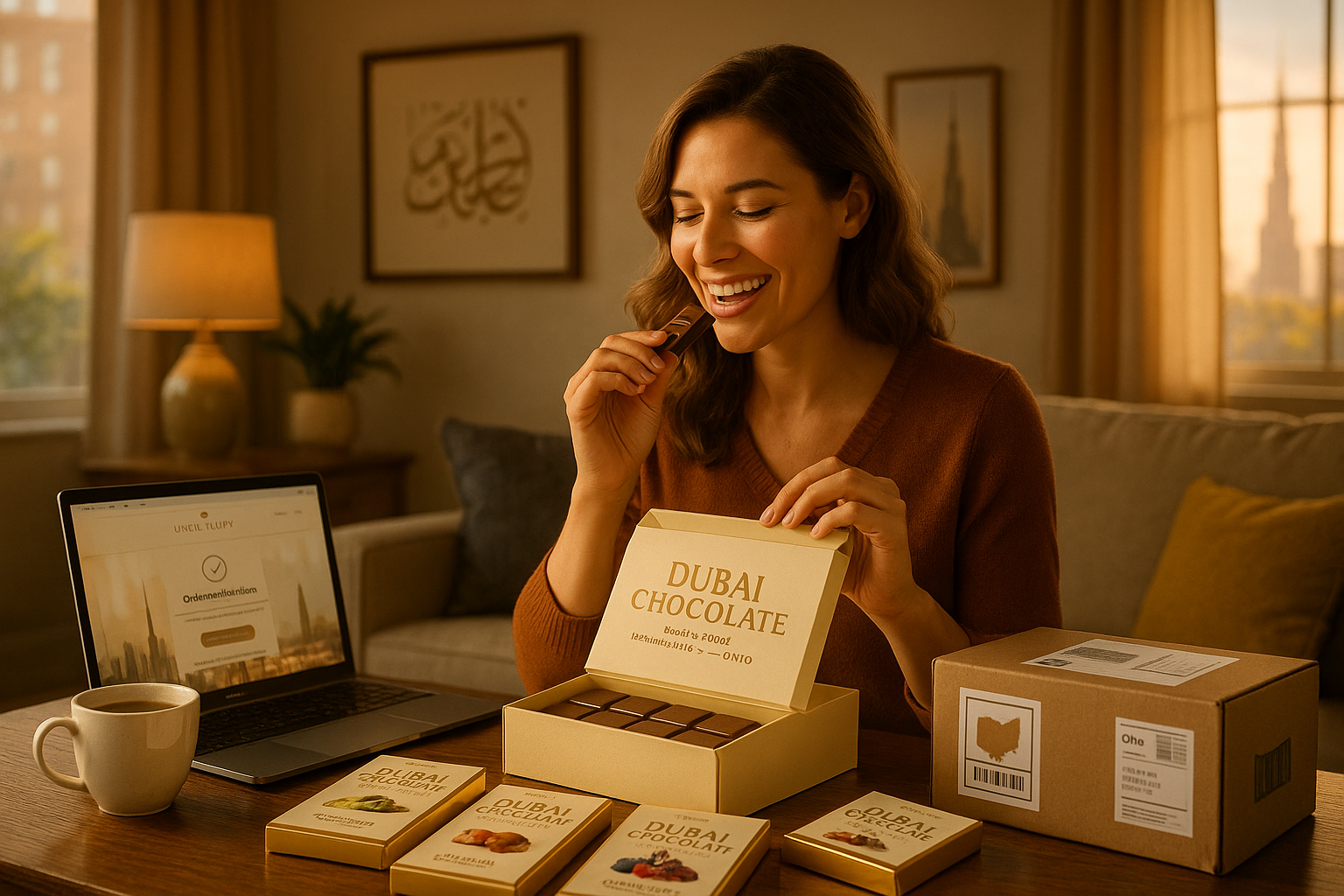 How to Order Dubai Chocolate in Ohio — Experience Luxury Dessert Culture from Dubai with Uncle Fluffy’s Premium Chocolate Collection.