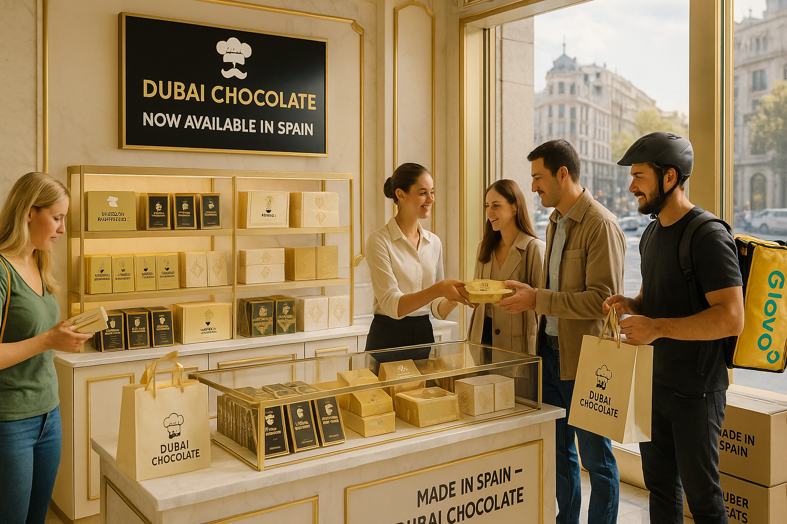 Order Dubai Chocolate in Spain: Where to Buy, How It Works, and How Entrepreneurs Can Start Selling with the Dubai Chocolate Startup Package.